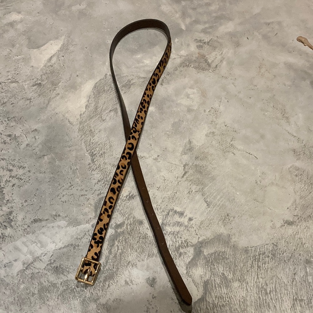 Leopard Print Women's Belt